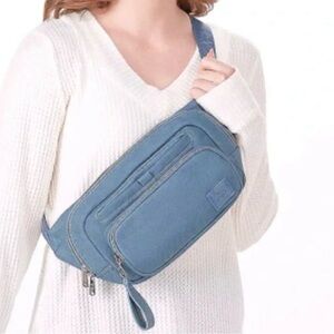 Lug Hitch Matte Luxe VL Belt Bag Slate Blue Unisex